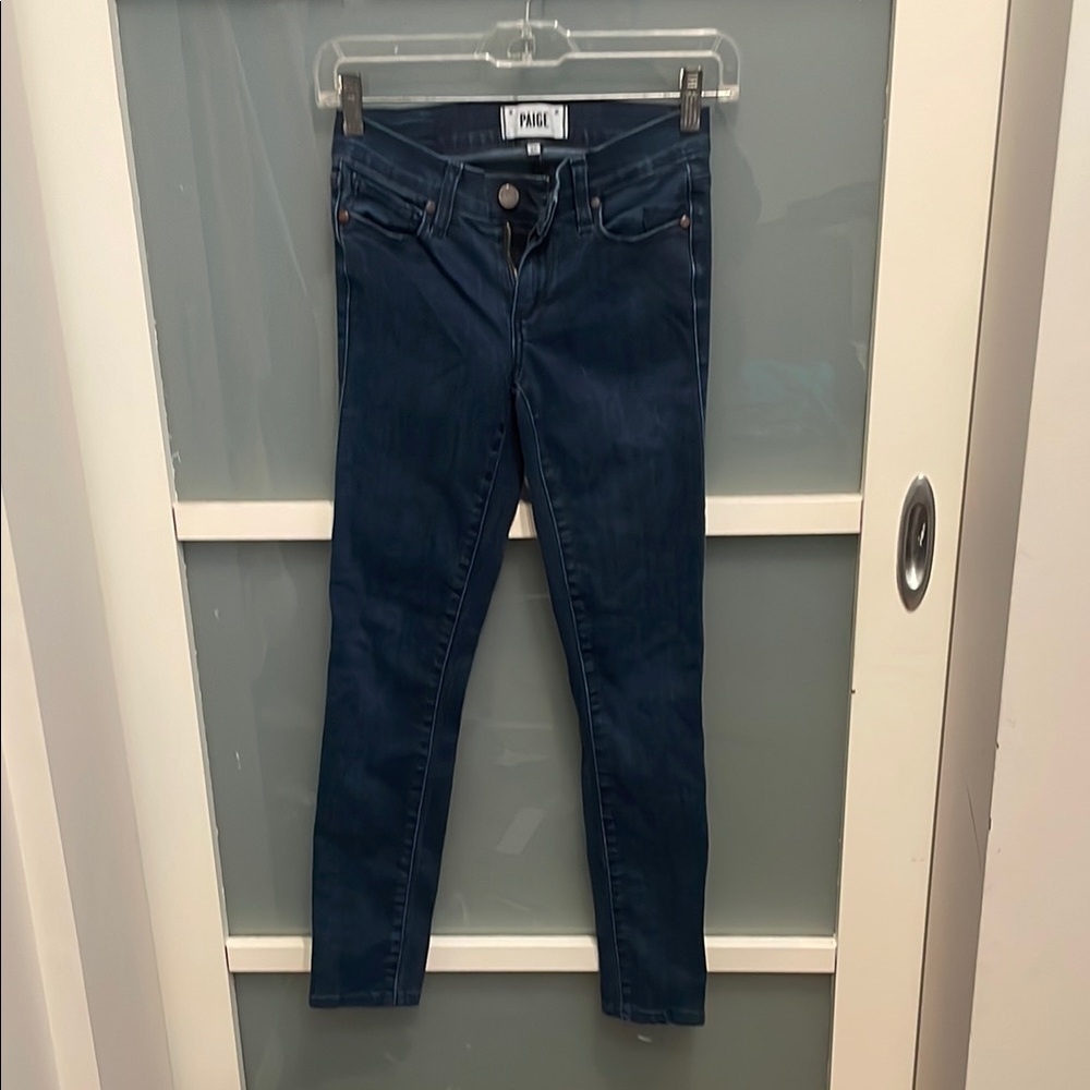 PAIGE Verdugo Blue Ultra Skinny Jeans, 25